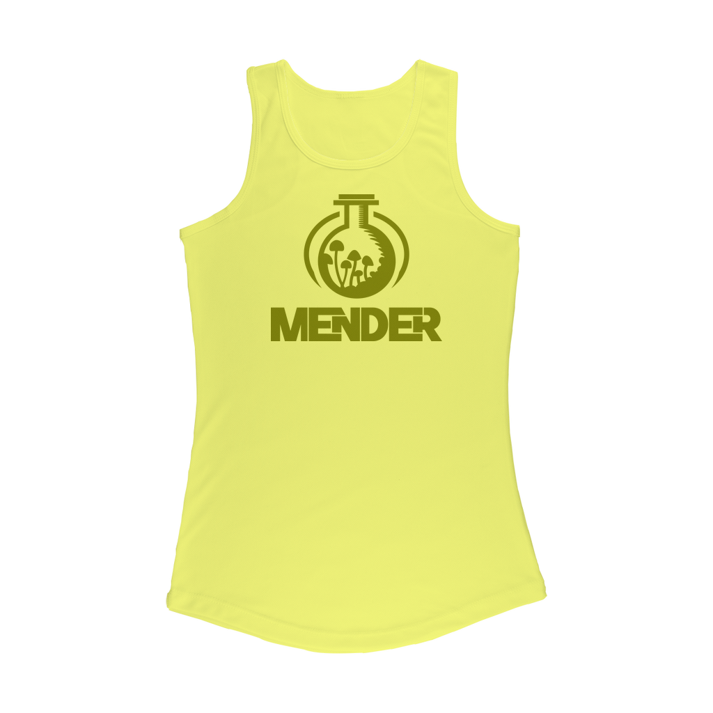 Mender Official Logo - black Women Performance Tank Top - Front