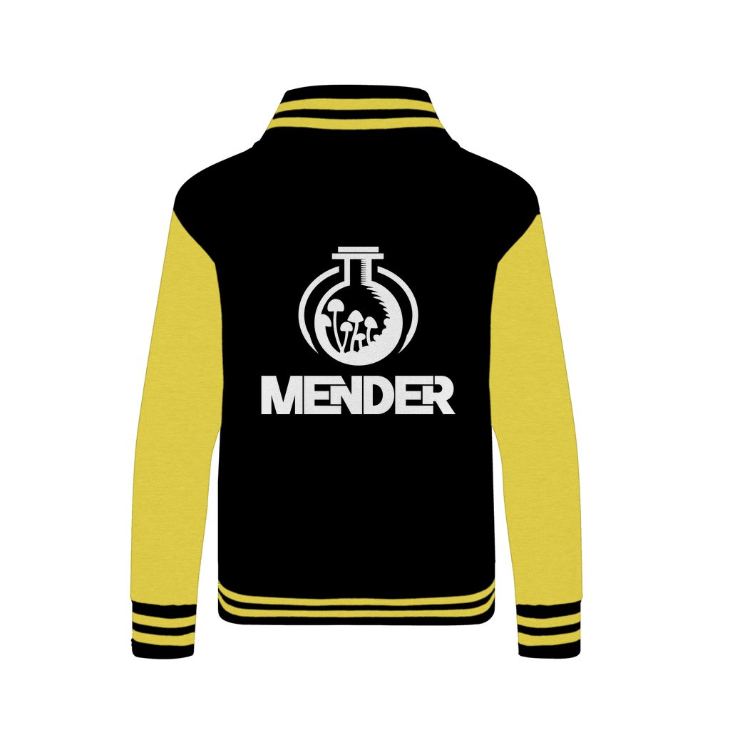 Mender Official Logo - white Varsity Jacket