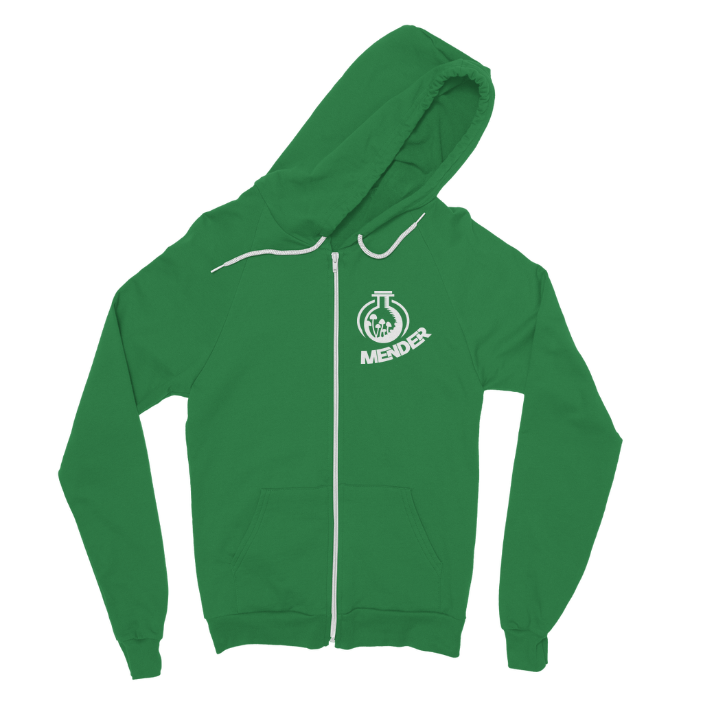 Mender Logo Alternative - black Classic Adult Zip Hoodie
