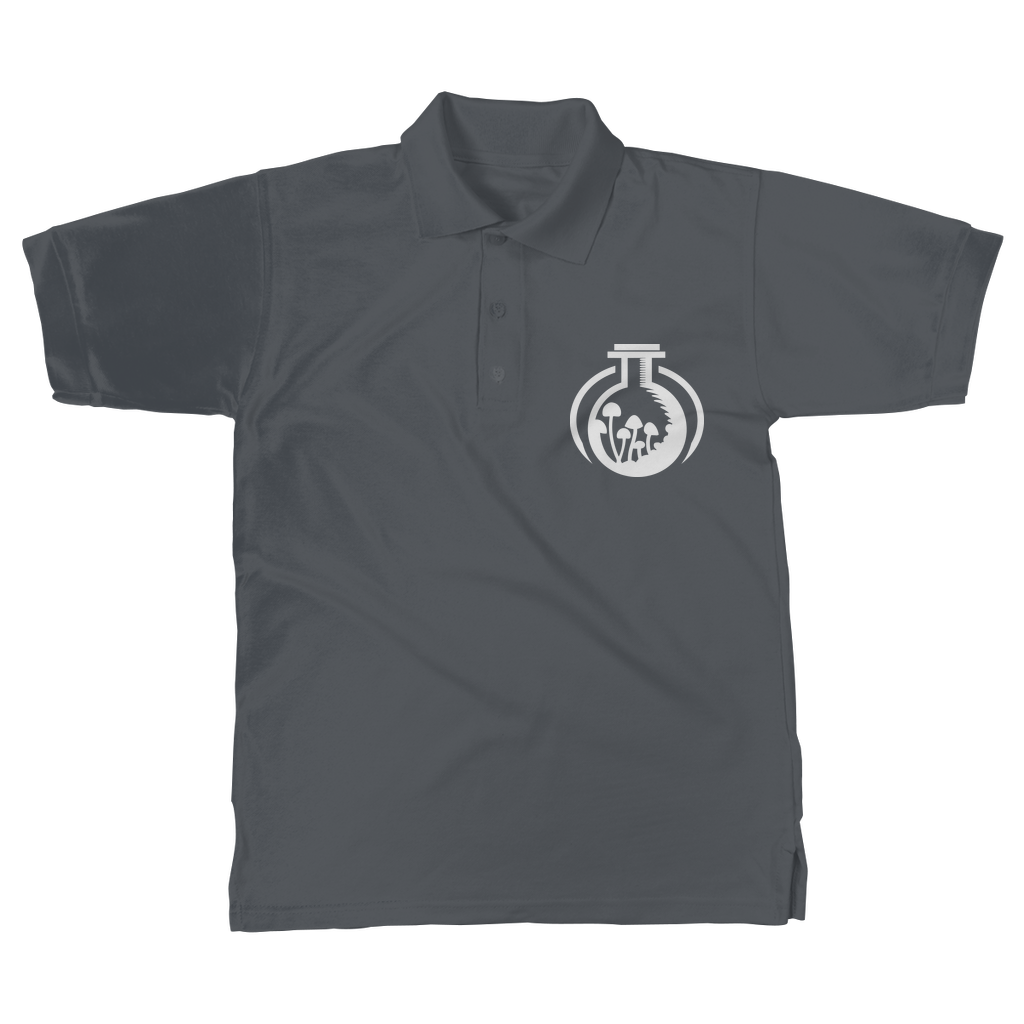 Mender Official Logo - white Classic Adult Polo Shirt