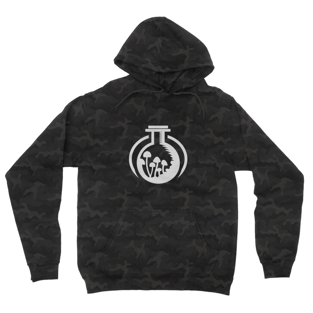 Mender Official Logo  - black Camouflage Adult Hoodie