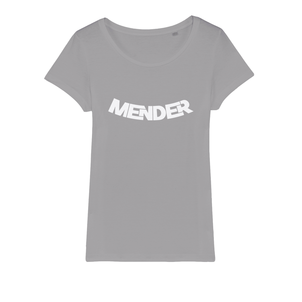 Mender Logo Icon - white Organic Jersey Womens T-Shirt