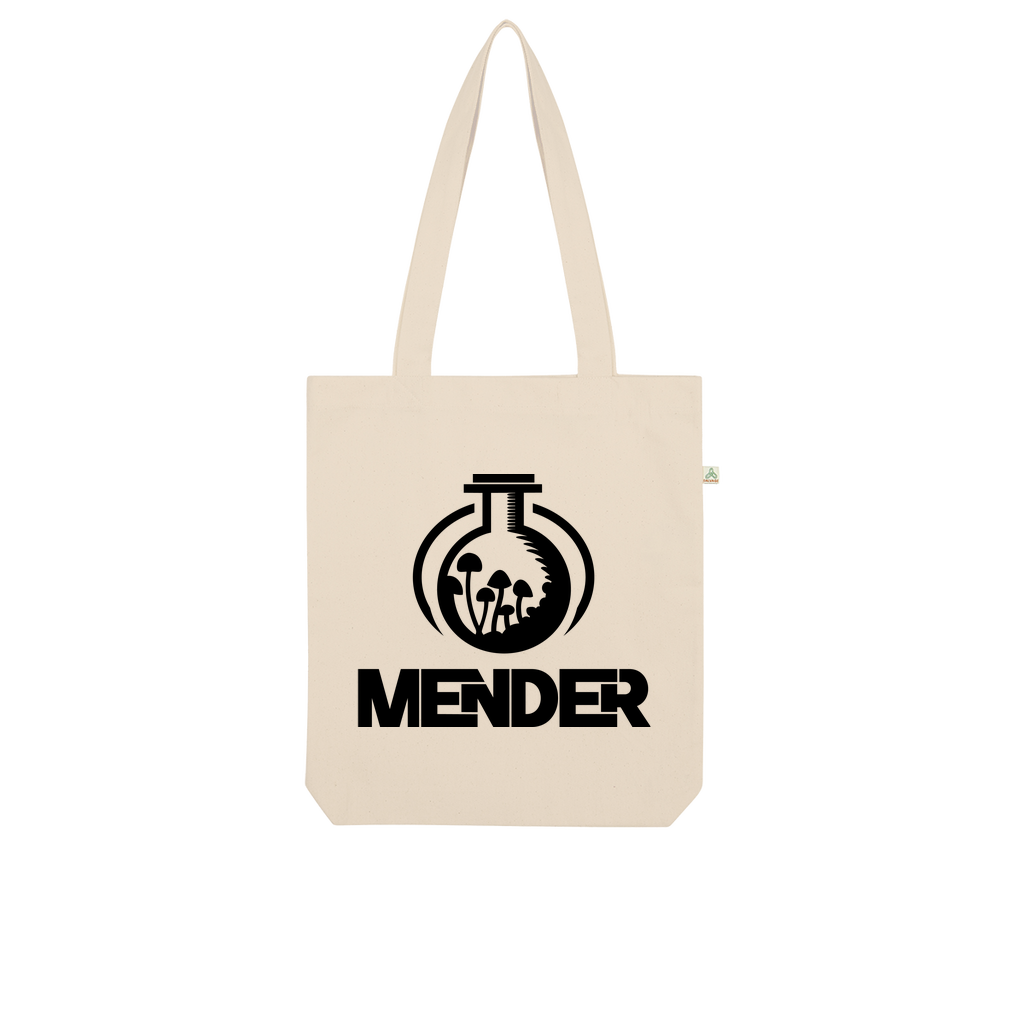 Mender Official Logo  - black Organic Tote Bag