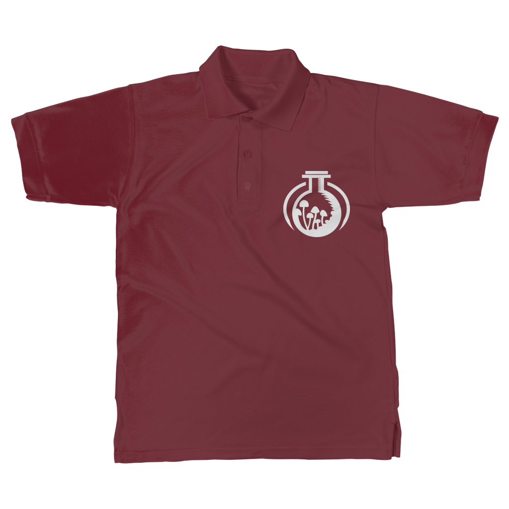 Mender Official Logo - white Classic Adult Polo Shirt