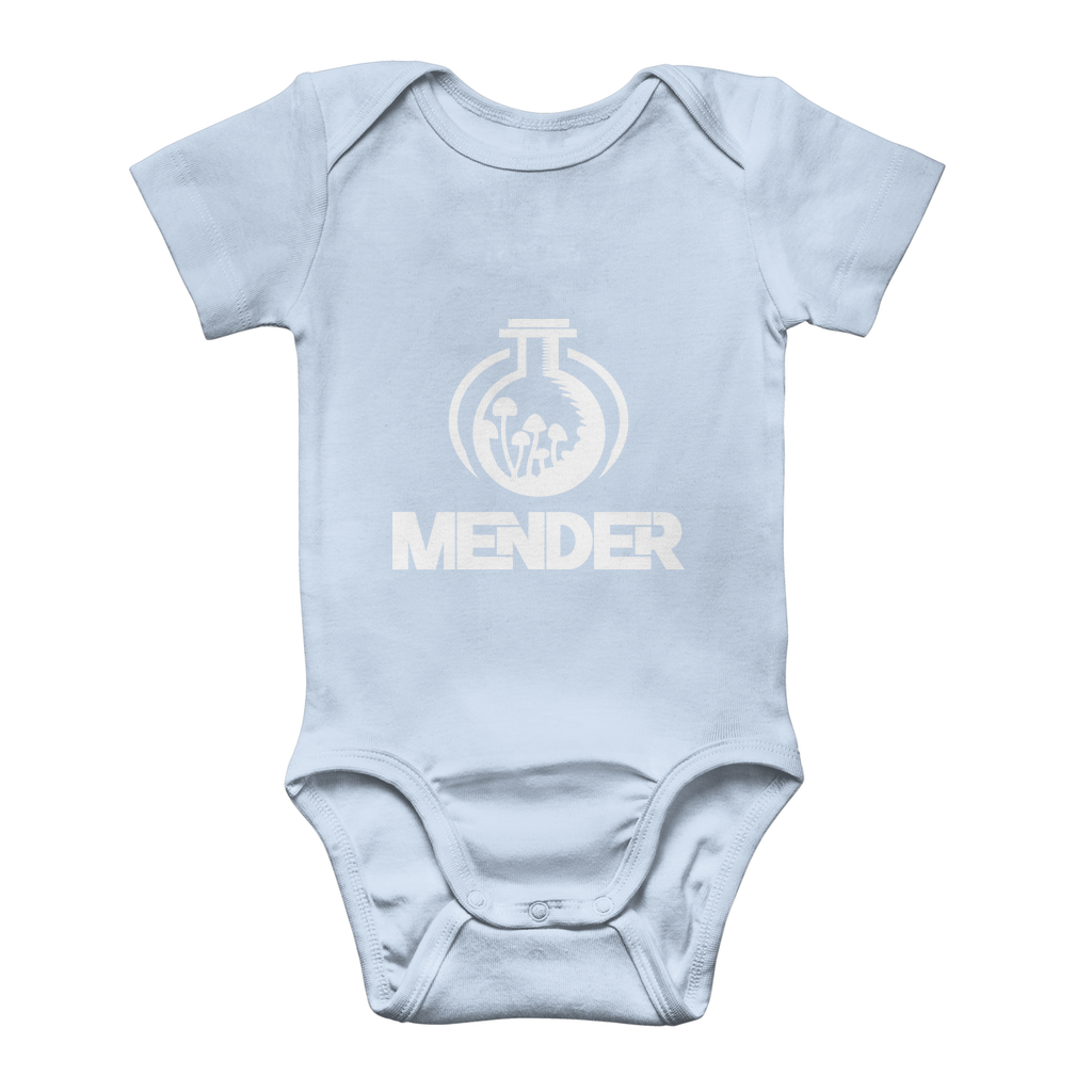 Mender Official Logo - white Classic Baby Onesie Bodysuit