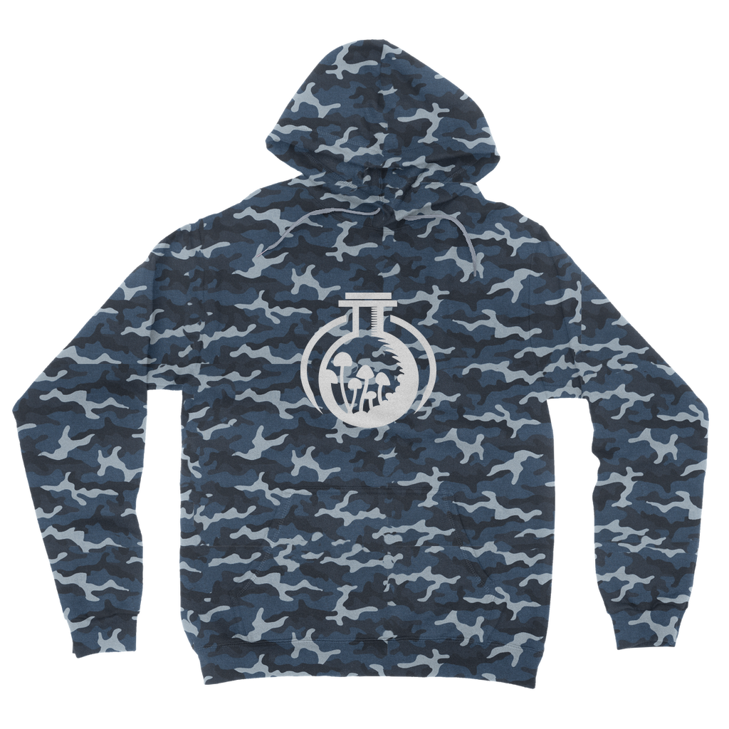 Mender Official Logo  - black Camouflage Adult Hoodie