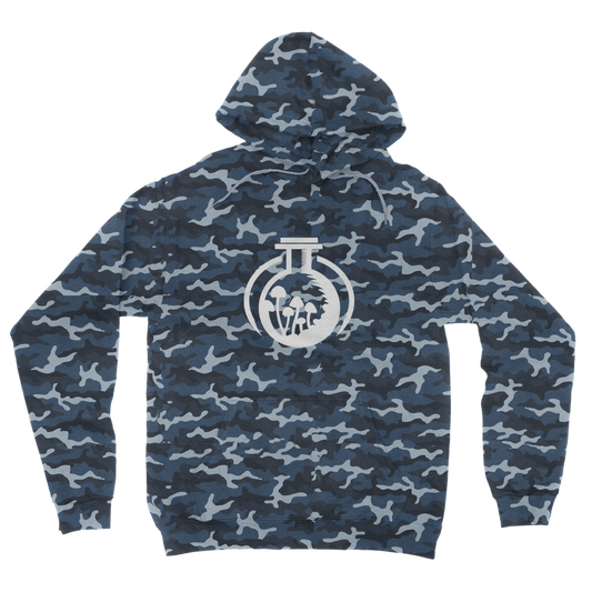 Mender Official Logo  - black Camouflage Adult Hoodie