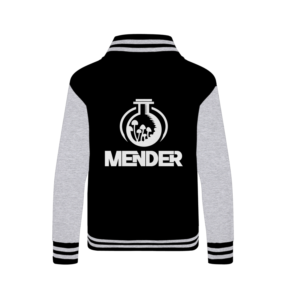 Mender Official Logo - white Varsity Jacket