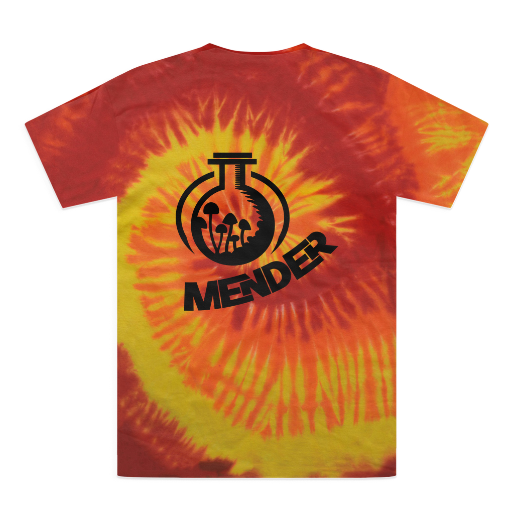 Mender Logo Icon  - black Tie-Dye T-Shirt