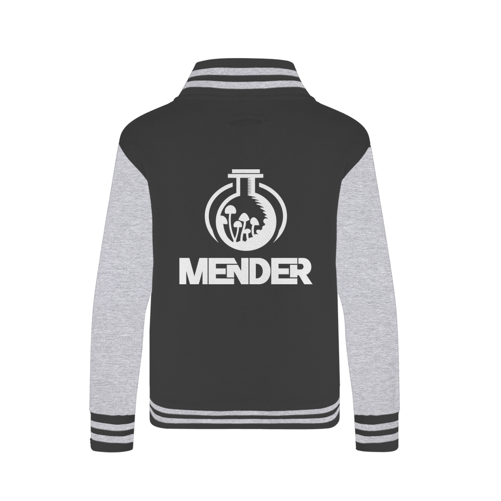 Mender Official Logo - white Varsity Jacket