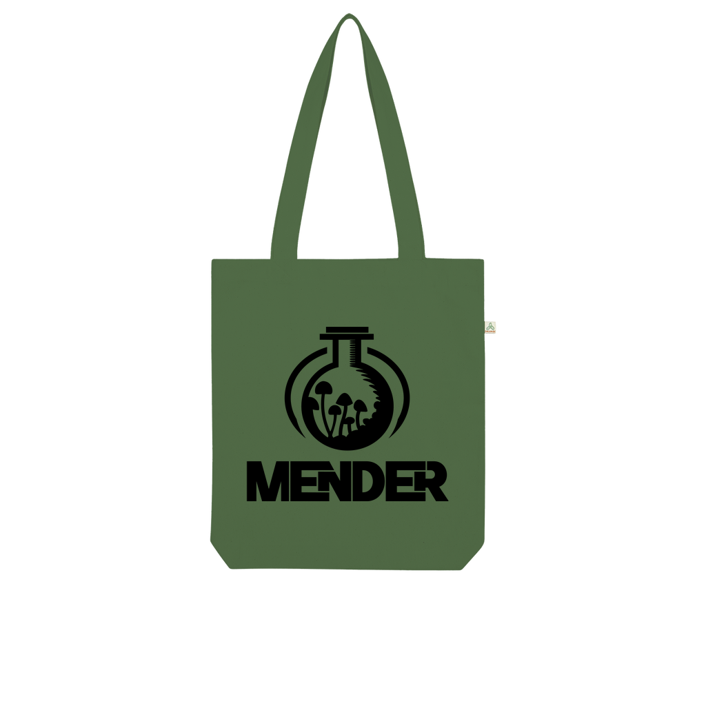 Mender Official Logo  - black Organic Tote Bag