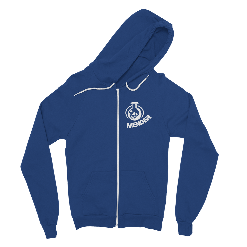 Mender Logo Alternative  - black Classic Adult Zip Hoodie