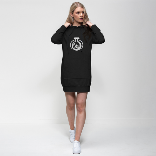 Mender Logo Alternative  - black Premium Adult Hoodie Dress