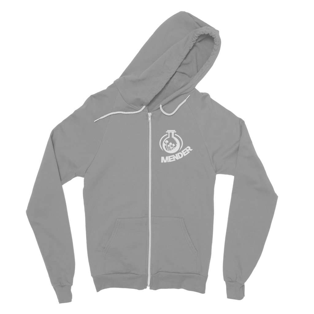 Mender Logo Alternative  - black Classic Adult Zip Hoodie