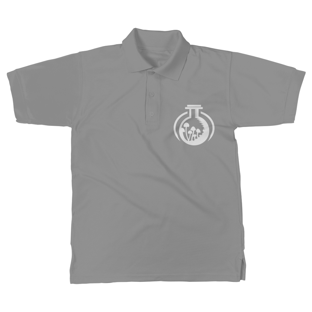 Mender Official Logo - white Classic Adult Polo Shirt