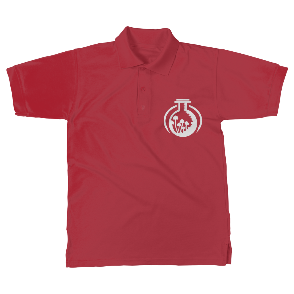 Mender Official Logo - white Classic Adult Polo Shirt