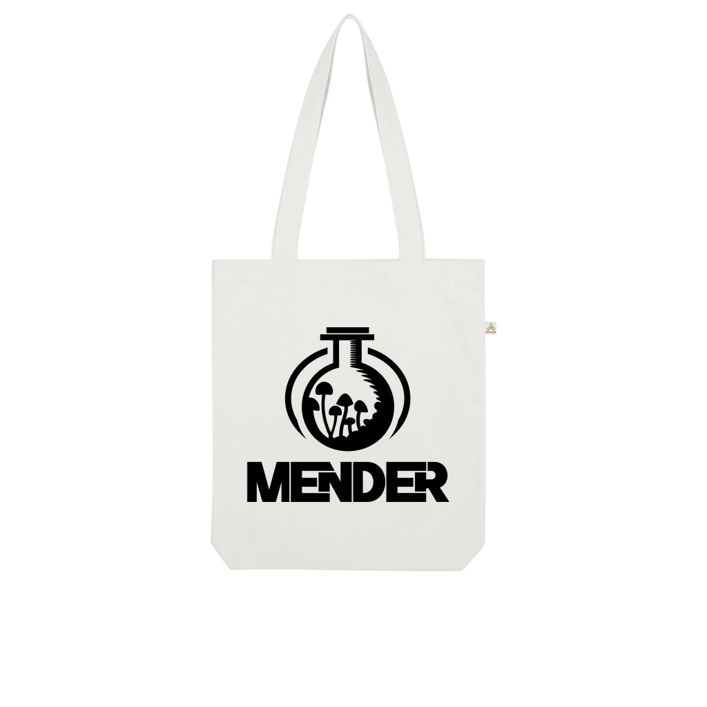 Mender Official Logo  - black Organic Tote Bag