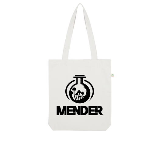 Mender Official Logo  - black Organic Tote Bag