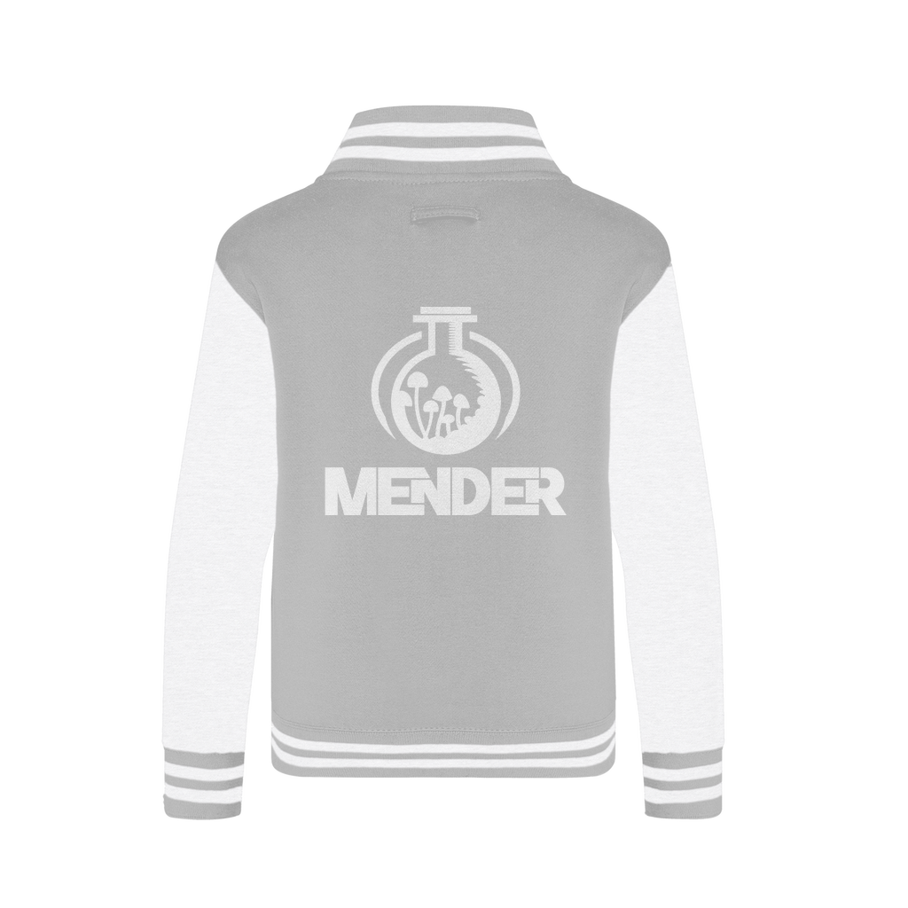 Mender Official Logo - white Varsity Jacket