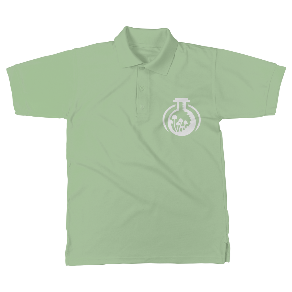 Mender Official Logo - white Classic Adult Polo Shirt