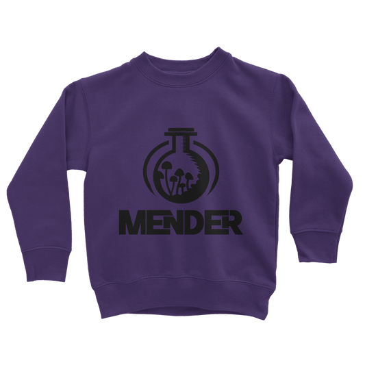 Mender Official Logo  - black Classic Kids Sweatshirt