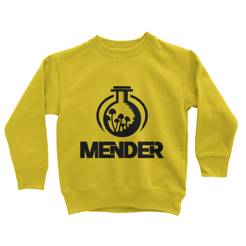 Mender Official Logo  - black Classic Kids Sweatshirt