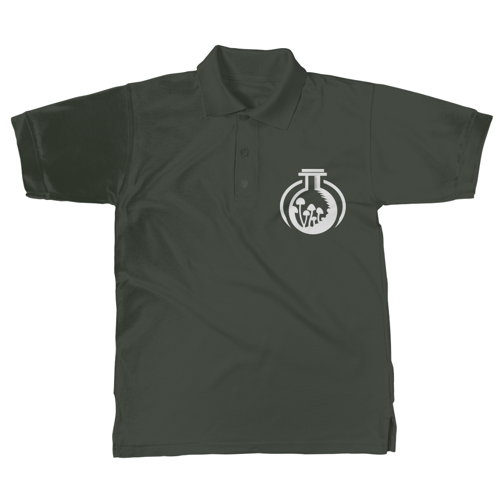 Mender Official Logo - white Classic Adult Polo Shirt