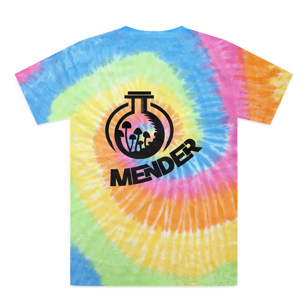 Mender Logo Icon  - black Tie-Dye T-Shirt