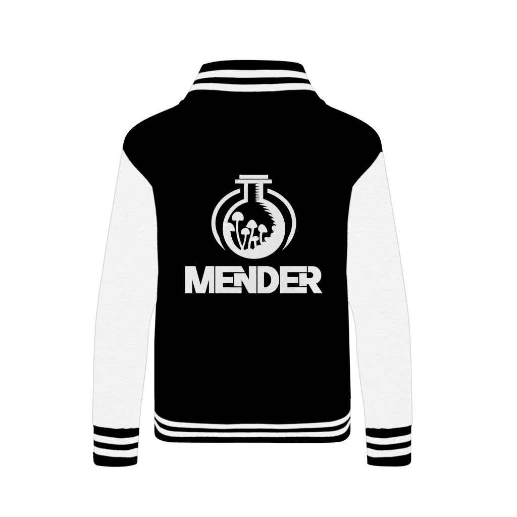 Mender Official Logo - white Varsity Jacket