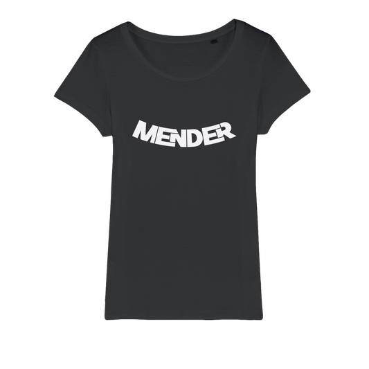 Mender Logo Icon - white Organic Jersey Womens T-Shirt