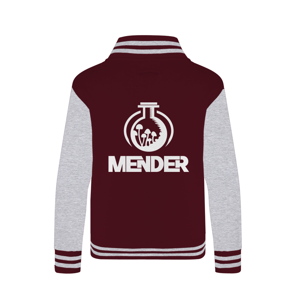 Mender Official Logo - white Varsity Jacket