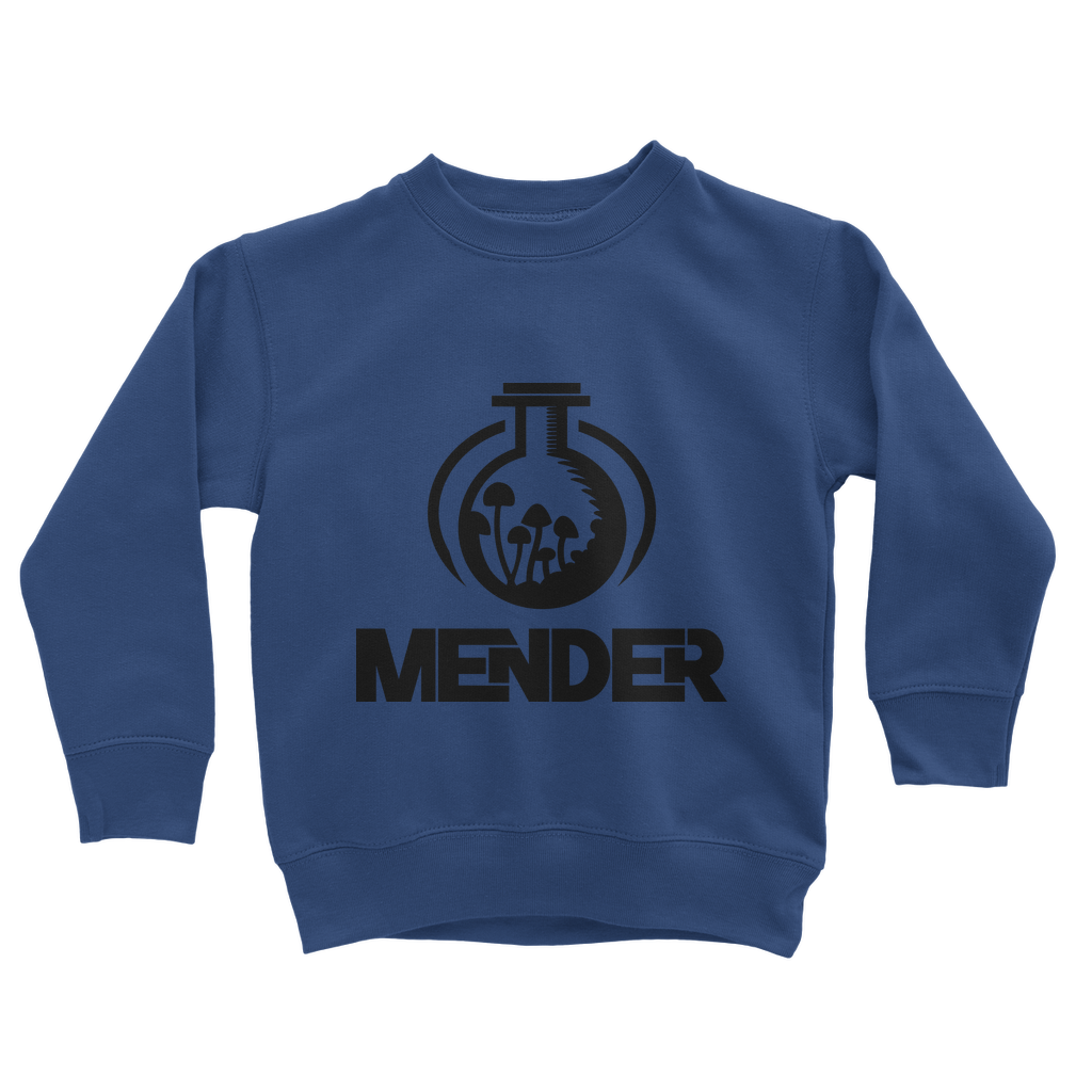 Mender Official Logo  - black Classic Kids Sweatshirt