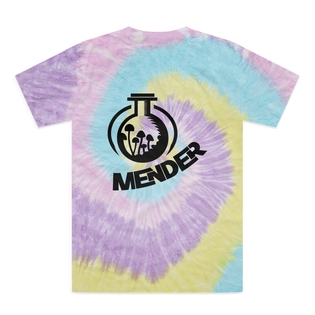 Mender Logo Icon  - black Tie-Dye T-Shirt