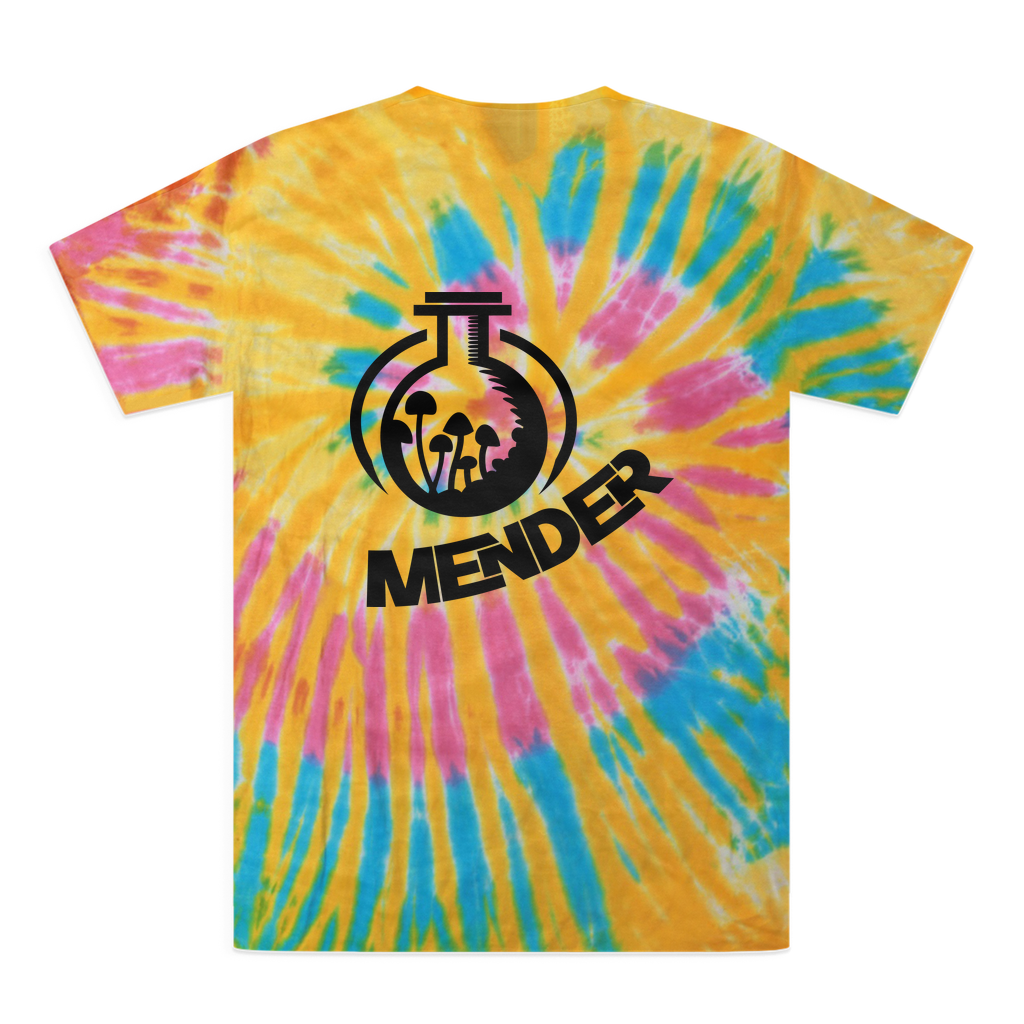 Mender Logo Icon  - black Tie-Dye T-Shirt