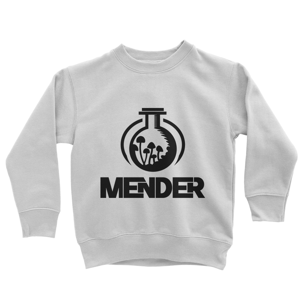 Mender Official Logo  - black Classic Kids Sweatshirt