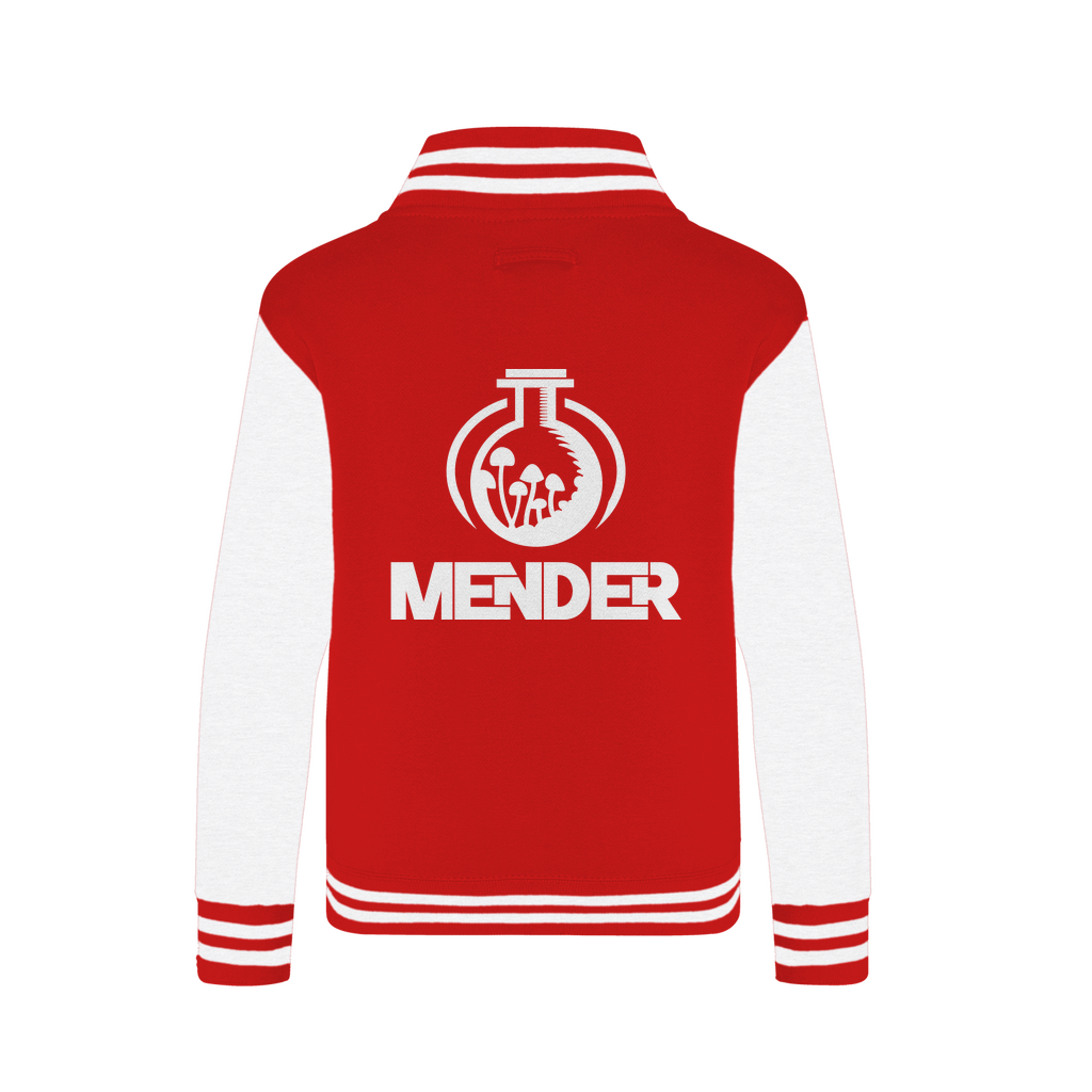 Mender Official Logo - white Varsity Jacket